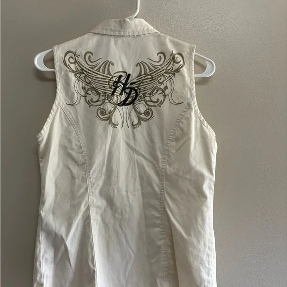 Harley-Davidson White Vest - Picture 5 of 5